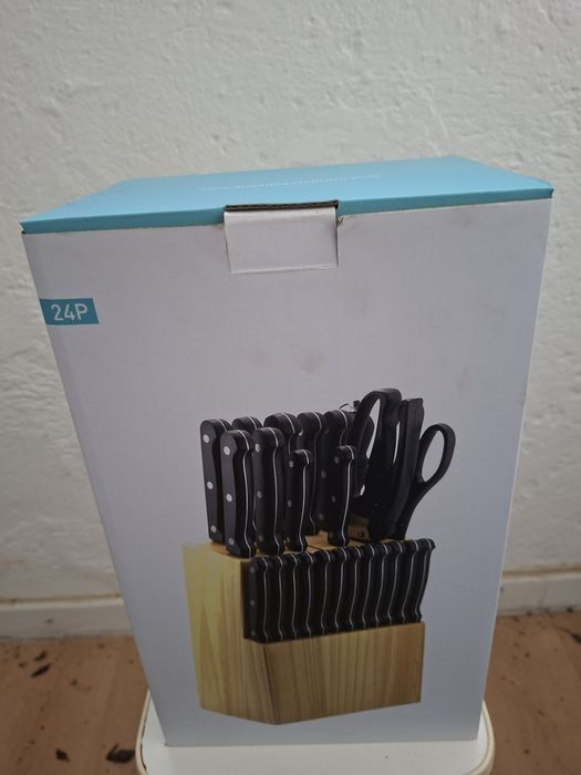 Conjunto Facas Gato Preto