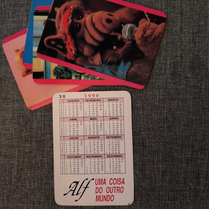 Lote de Calendários ALF (1990)