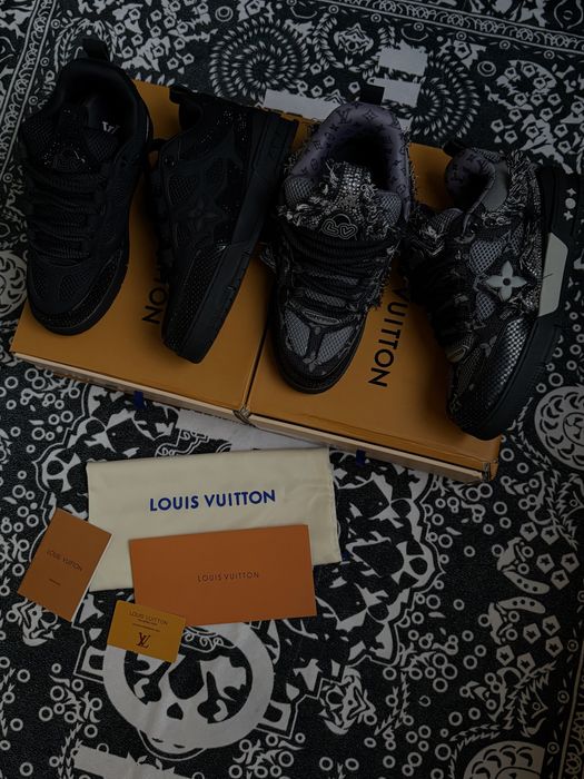 Кросівки Louis Vuitton LV Skate X Swarovski / кросы лв скейт сваровски / луи витон скейт кроссовки