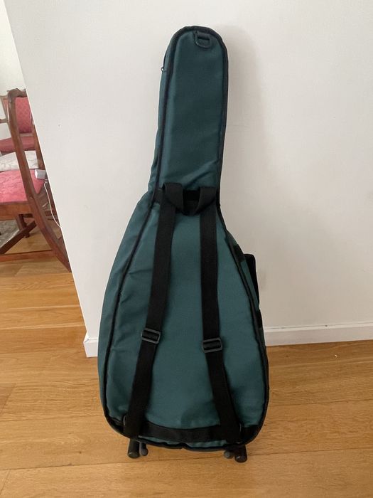 Guitarra classica com saco e stand