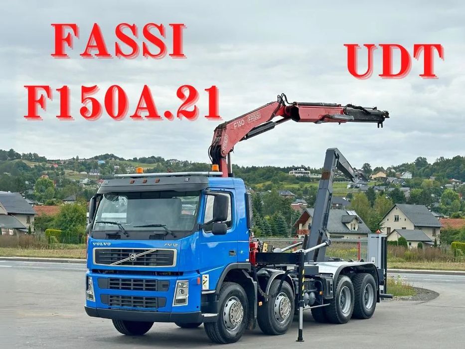 Volvo FM 12.420 * HAKOWIEC + FASSI F150A.21 * 8x4 * STAN BDB