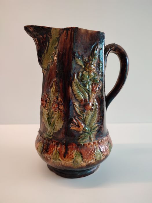 Ceramic Pitcher with Canjirão Pattern