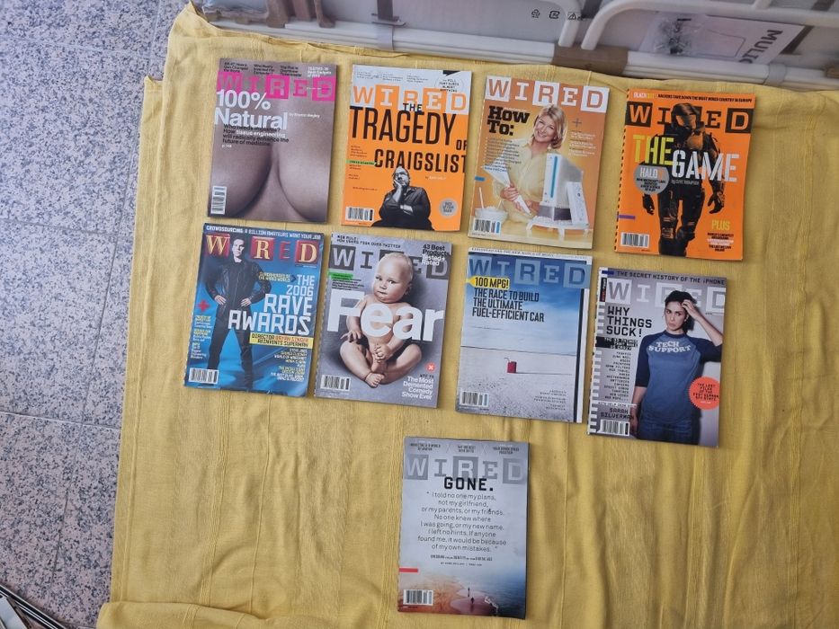 Revista Wired Inglesas de coleção valor cada