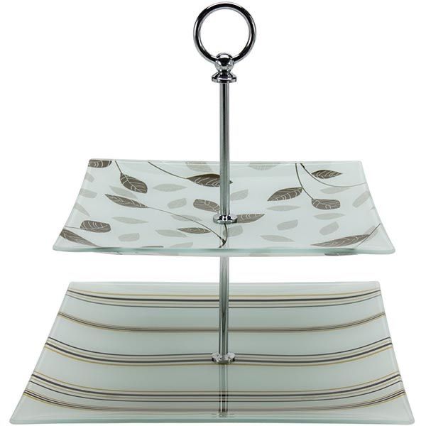 Фруктниця блюдо етажерка дворівнева