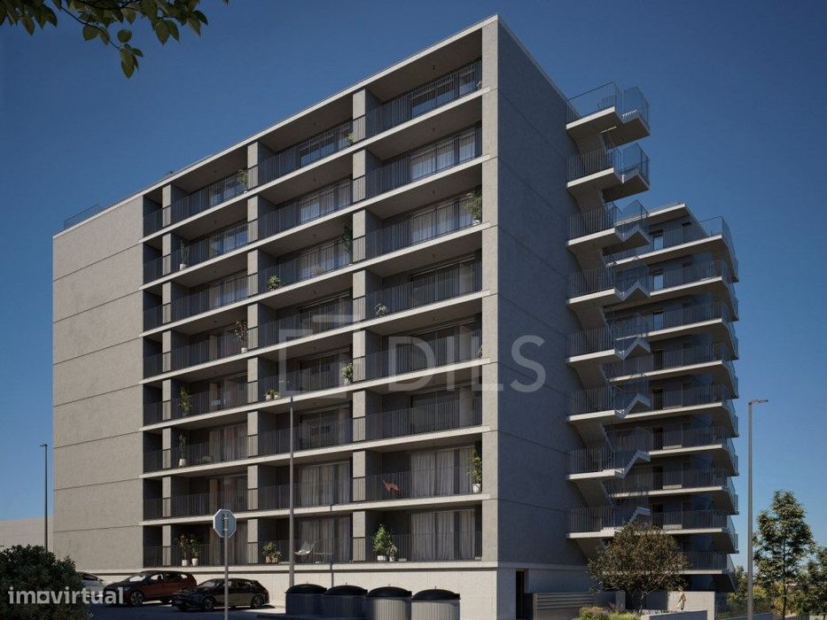 Apartamento T1 com varanda e estacionamento em novo empreendimento,...