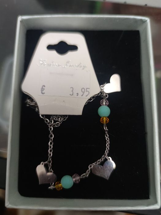 Pulseira em aço inoxidável