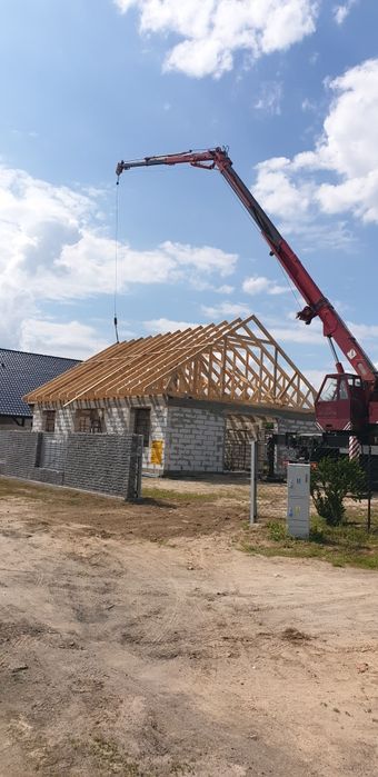 Drewno konstrukcyjne, deski, więźba,wiązary dachowe