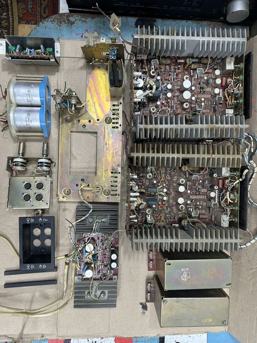 Разборка усилителей, магнитофонов, приемников