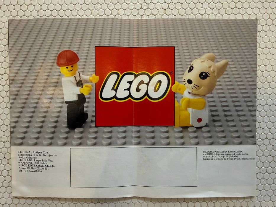 Lote de 5 catálogos LEGO antigos 1985 1991 e 1995