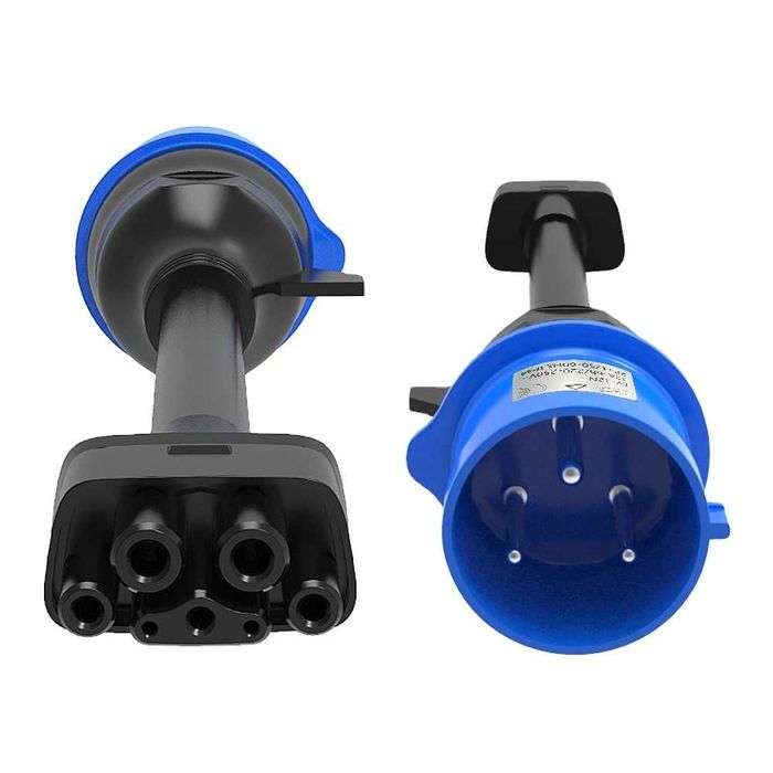 Tesla Charger Adapter 32A Blue Socket NEW