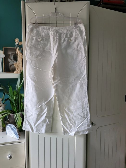 KappAhl 44 spodnie lniane letnie