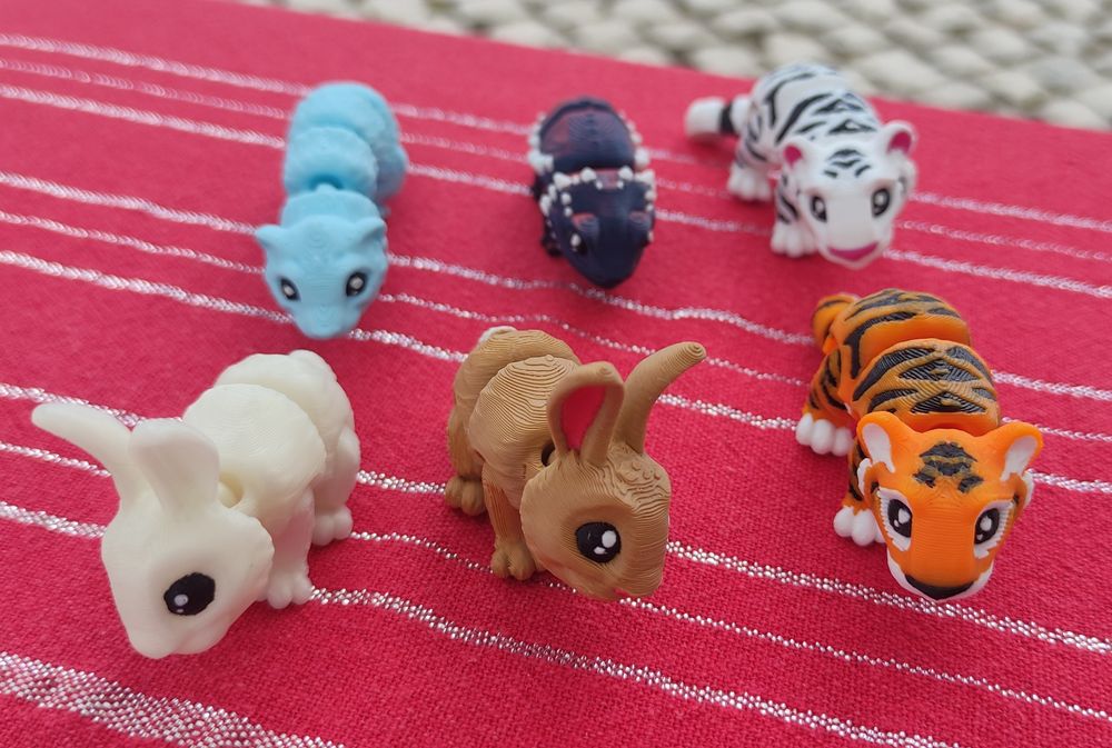 Animais articulados mini