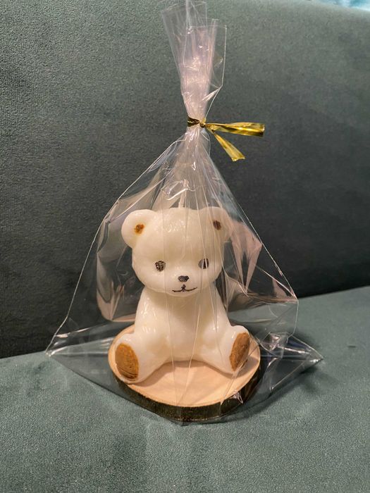 Świeca Handmade Miś Misiek Dekoracja 74g