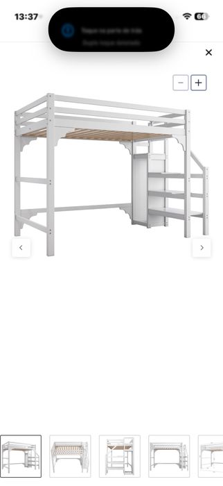 Vendo cama Mezzanine