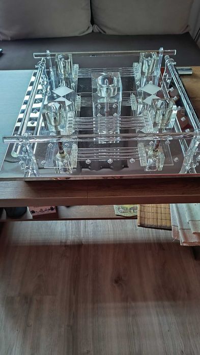 Lampa wisząca szklana