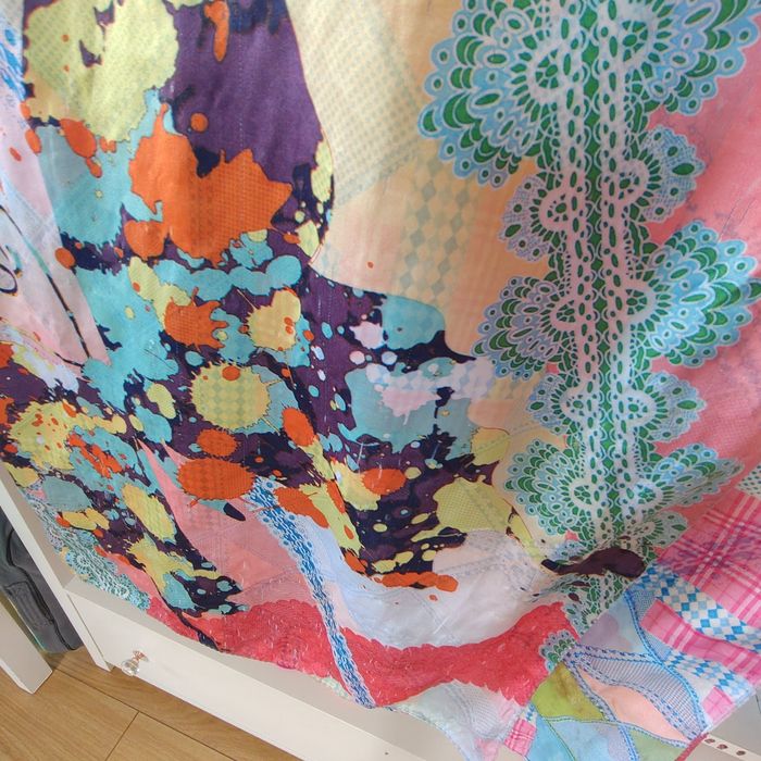 Apaszka chustka chusta jedwab jedwabna 100 procent szal