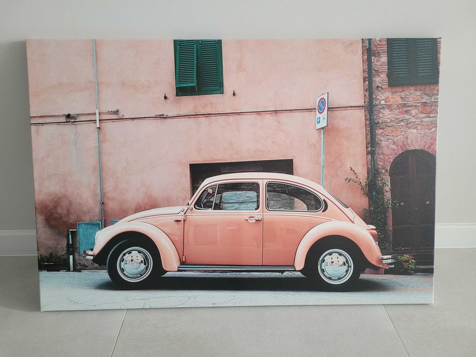 Obraz 90x60cm Garbus Volkswagen VW Auto