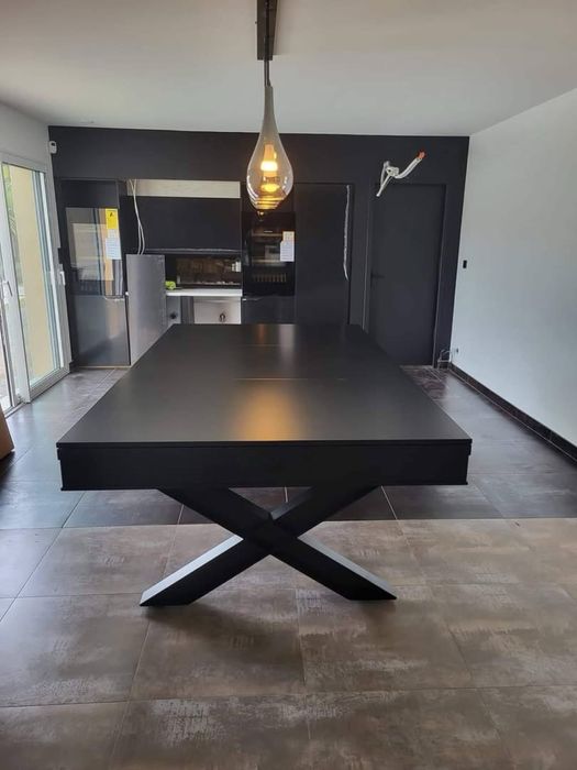 Bilhares Europa Fabricante Mod X mesa snooler e jantar