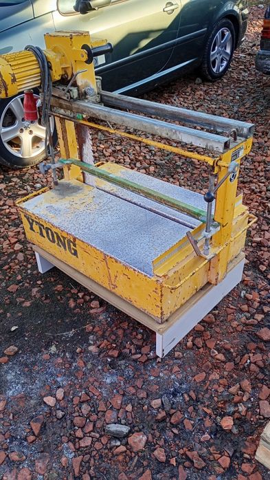 przecinarka taśmowa piła ucinarka do bloczków betonowych cegły Ytong