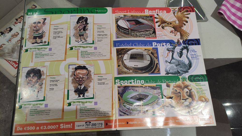 Caderneta de Futebol A Bola