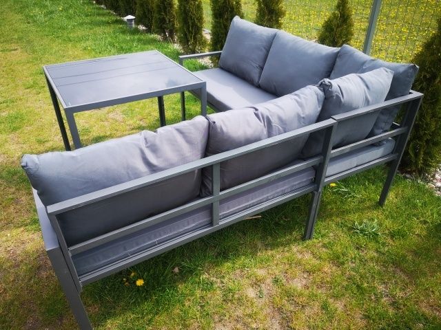 Stalowy 3-czesciowy naroznik ogrodowy! Meble ogrodowe, tarasowe!