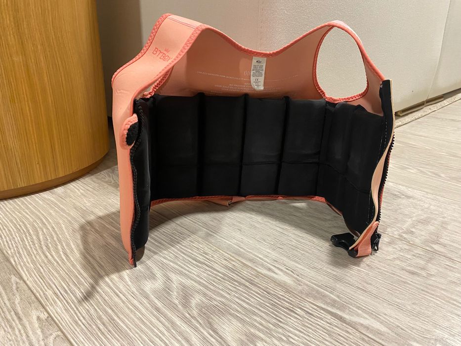Colete Flutuante Aprendizagem 9 a 14kg - marca BTBOX Rosa/lilás