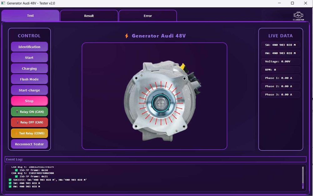 Alternator Audi 48V 4N0.903.028F