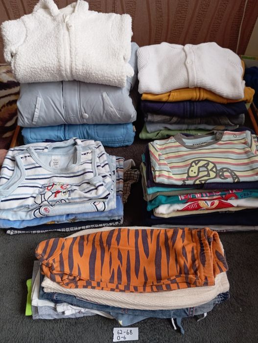 Zestaw Paka ubranek niemowlęcych 62/68 41 szt.