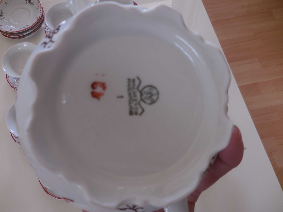 Stara Piekna Sygnowana Porcelana