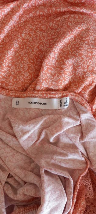 Camisa de noite fresca com renda por estrear WS tamanho XL/L