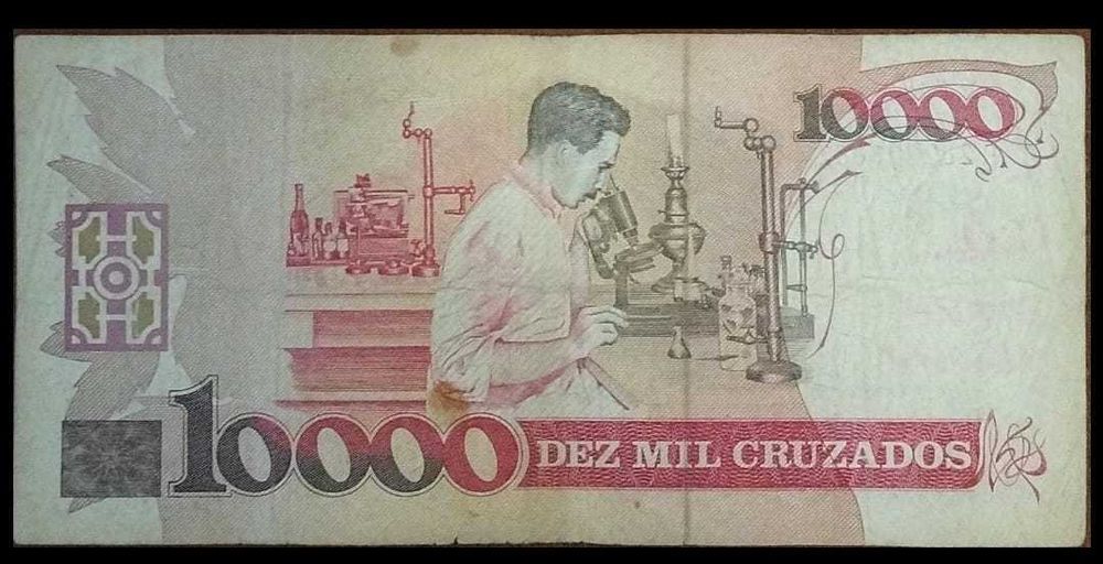 Nota de 10000 cruzados nota antiga