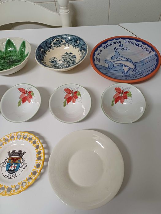 Pratos decorativos 12 unidades