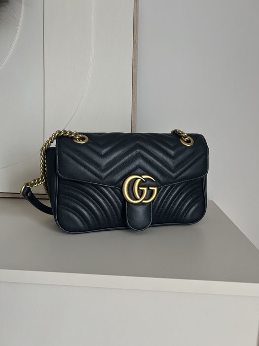 Torebka gucci marmont small czarna stan idealny