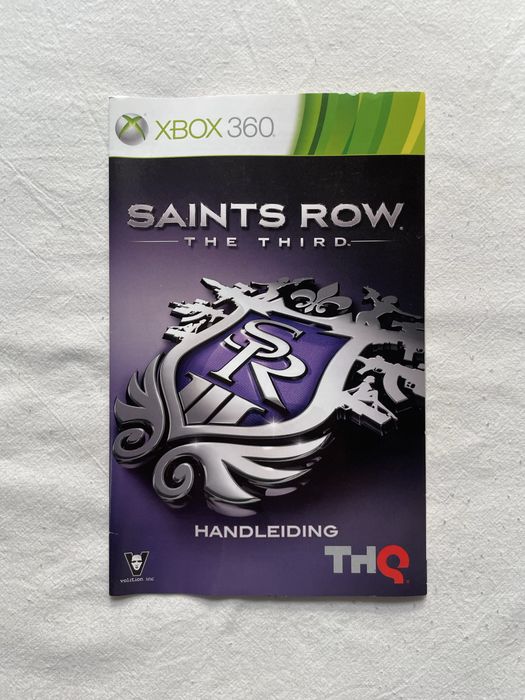 Capa e manual Saints Row The Third - Xbox 360 [Envio grátis]