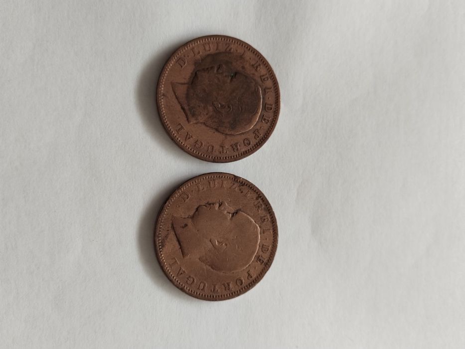 Moedas XX Reis 1885/86