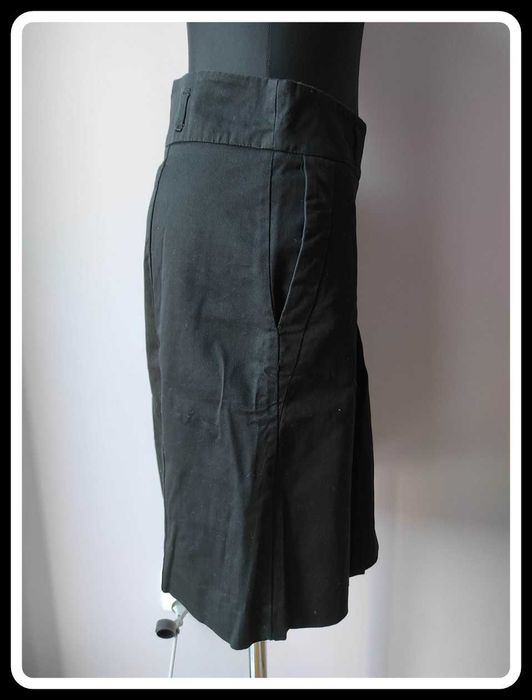 Czarna spódnica ZARA BASIC 40 L z kieszeniami
