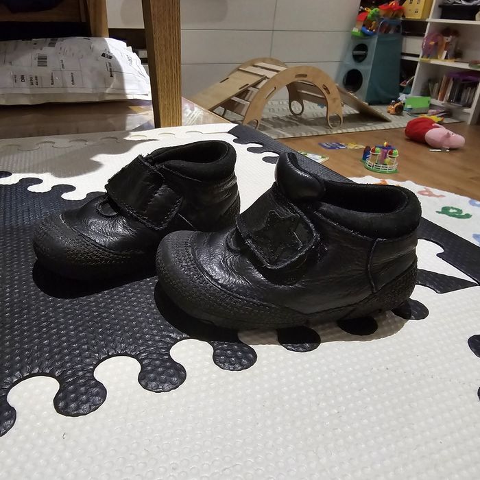 Buty rzepy en fant emel mrugała skóra naturalna 20 21