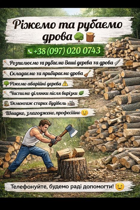 Різання Рубання дрів Зрізання дерев Рубка Різка