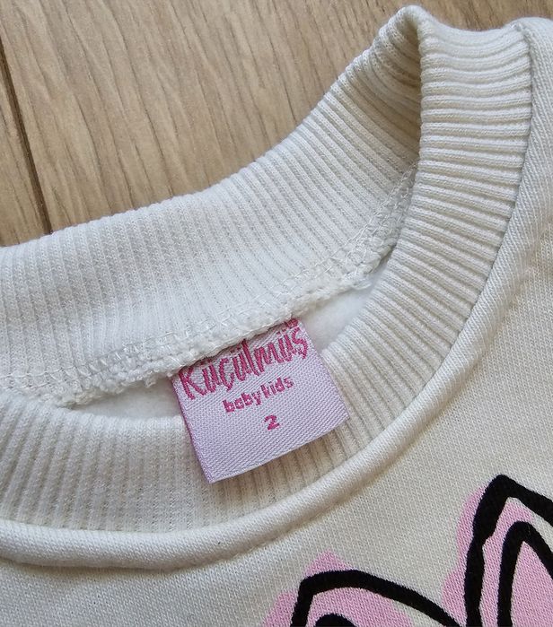 Ocieplany dres  Chip & Dale  9-12 mcy 100% bawełna