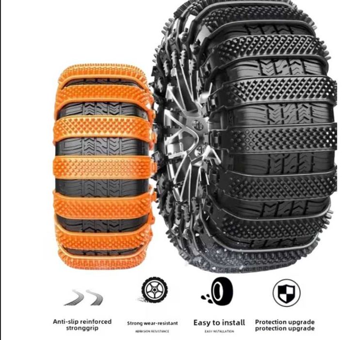 10 ШТУК утолщенная регулируемая универсальная противоскользящая цепь