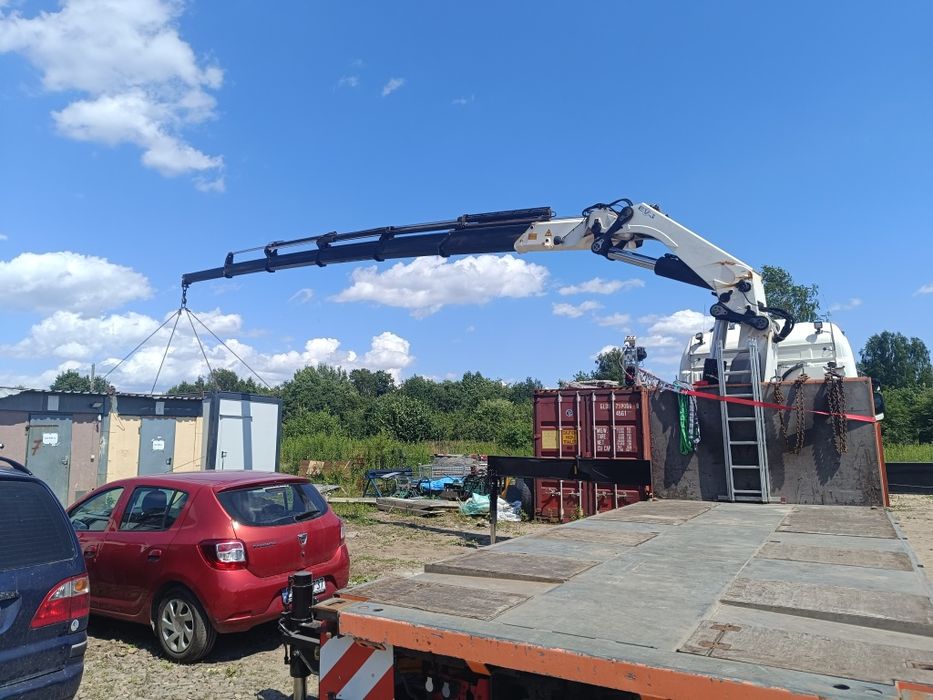 Transport hds 10 ton,kontenery 20, 40 ,przyczepa ,  pawilony , maszyny