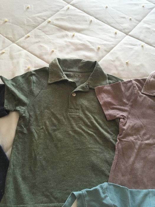 Lote 5 Tshirts menino 4/5 anos
