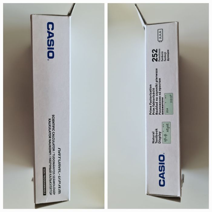 Kalkulator Naukowy Casio Fx-82Es Plus 2nd edition