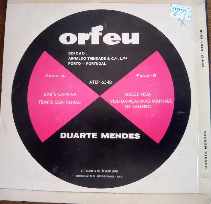 Duarte Mendes	- - - - -	Dar e Cantar	- - - - -	EP