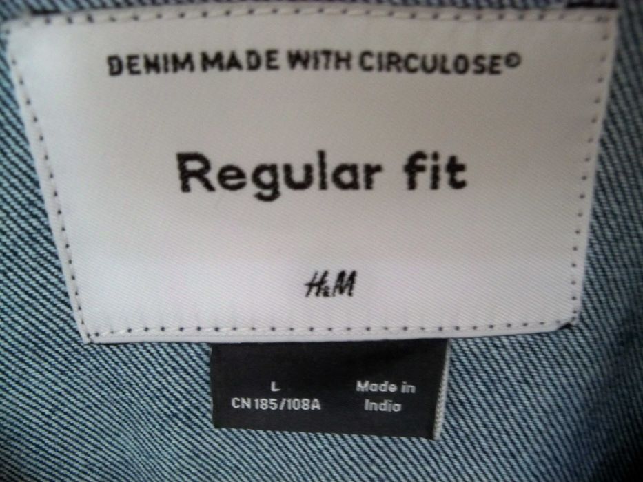 Kurtka Jeansowa Męska H&M Regular Fit rozmiar L