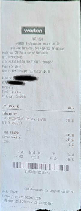 Tablet 64G + 3 capas (usado)