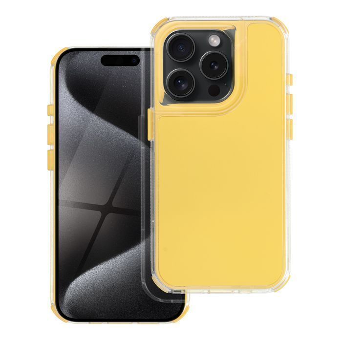 Futerał MATRIX do IPHONE 15 Pro żółty