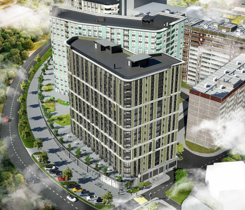 Квартира 35,33 м2 у новому ЖК Акварелі на Пасічній за акційною ціною!