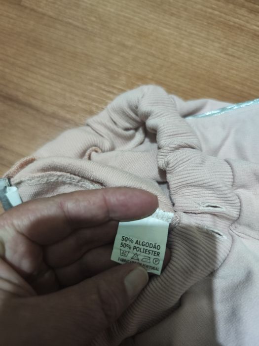 Calças de fato de treino rosa