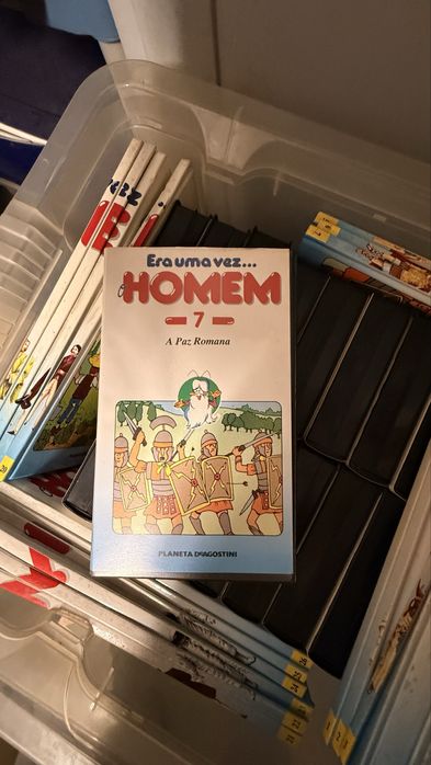 Colecao completa “Era uma vez…o Homem”, livros banda desenhada+cassete